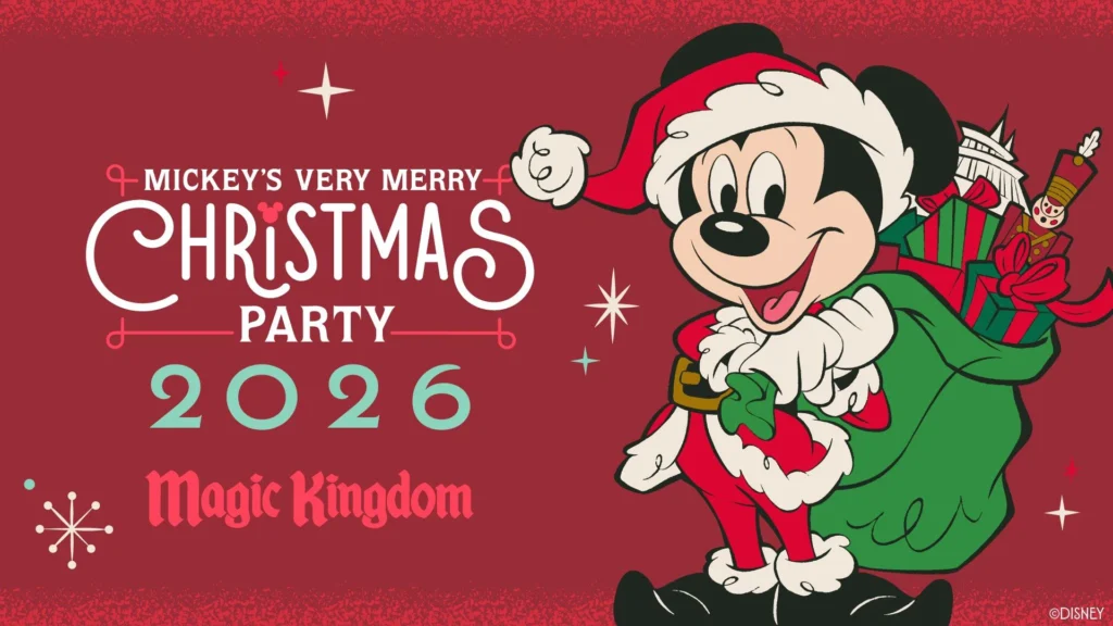 Poster capa festa de natal Mickey’s Very Merry Christmas Party